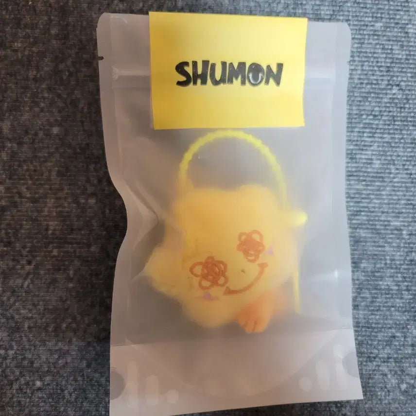 블랙핑크 지수 팝업 MD 베이비 옐로우 슈몬 키링 인형 BLACKPINK