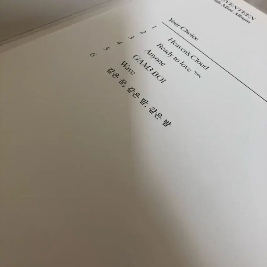 SEVENTEEN 8th Mini Album Your Choice 앨범
