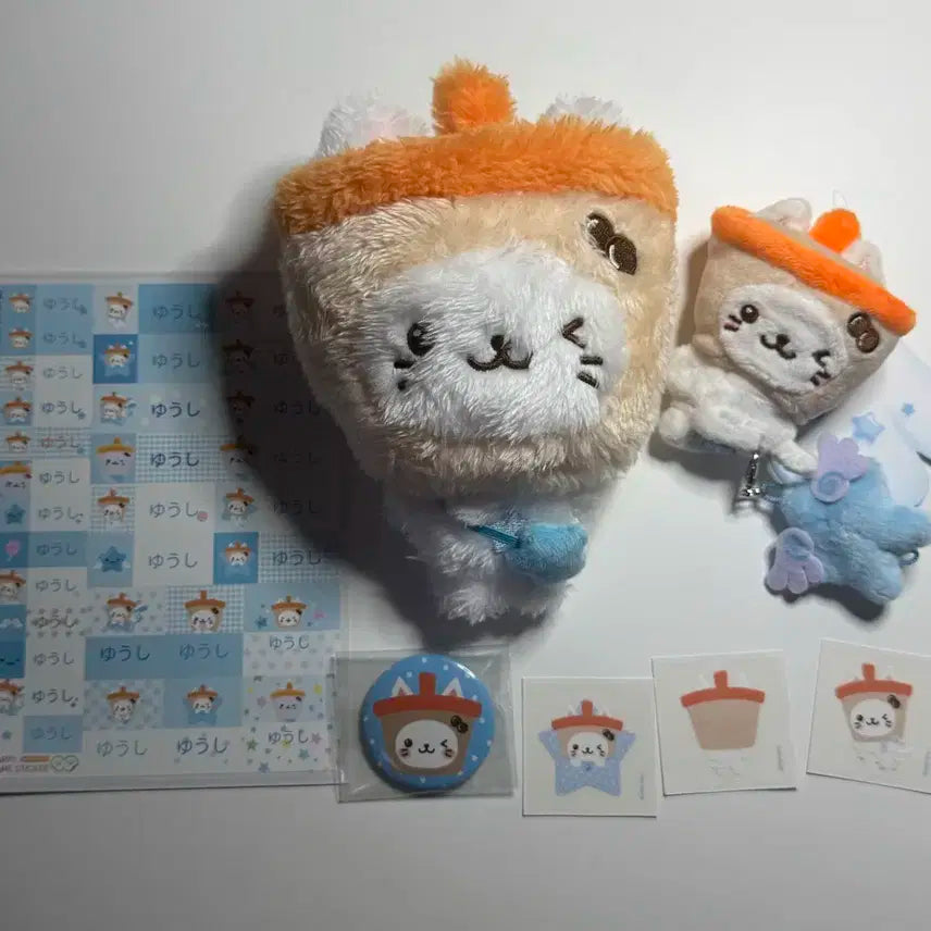 유우시 위시돌 미니돌 버블냥 인형 핀버튼 띠부씰 일괄