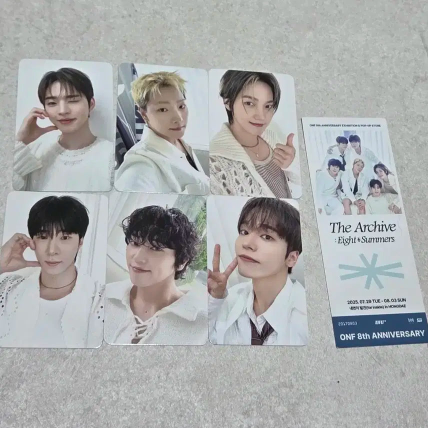 ONF 8주년 팝업 입장포카세트
