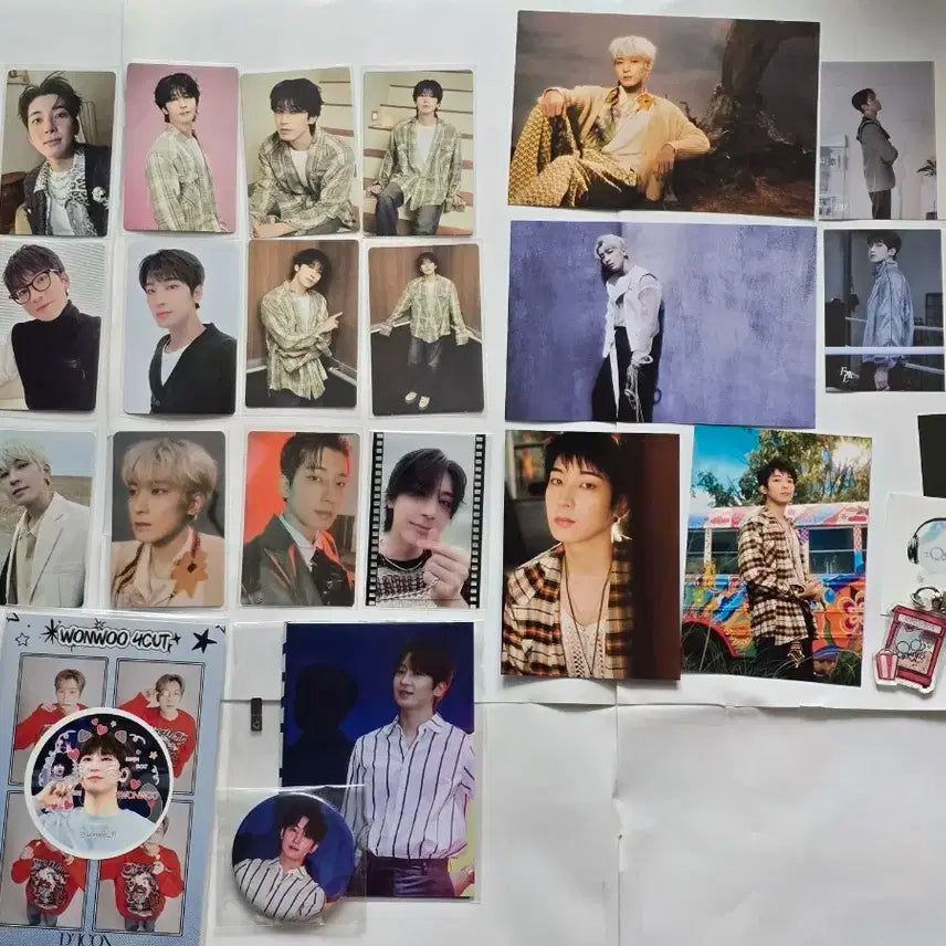 세븐틴 원우 포카 캐랜 트레카 굿즈 일괄 양도