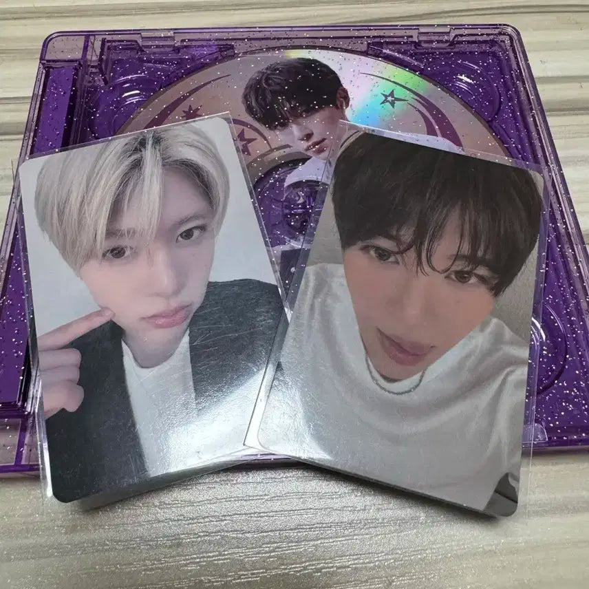 엔시티위시 시온 컬러쥬얼앨범개봉,디마뮤,위버스특전포카