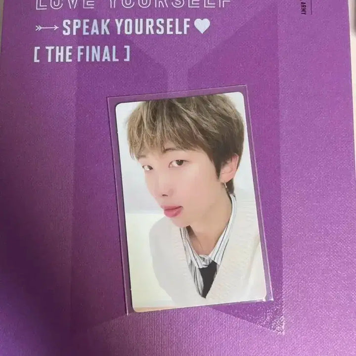 방탄소년단 스픽콘 파이널 DVD + RM 포토카드