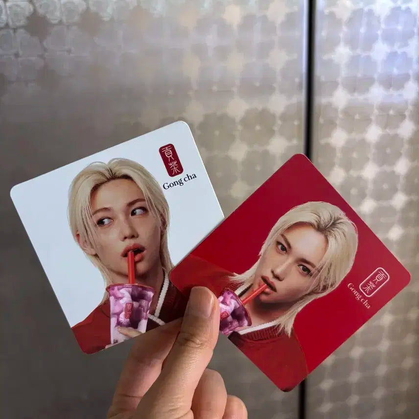 공차 스트레이키즈 필릭스 포토카드 2장