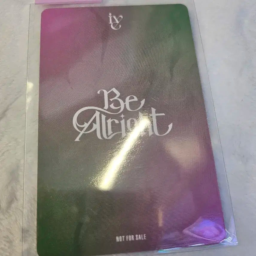 IVE아이브 BeAlright비올라잇 일본럭드 이서