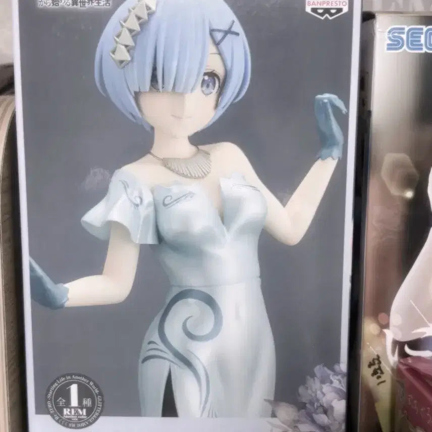 (일괄) 리제로 렘 람 글리터 앤 글래머러스  미소녀 피규어 양도