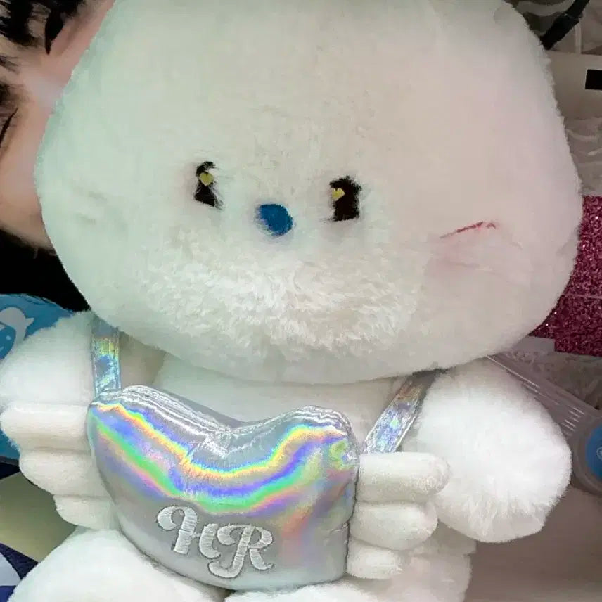 뉴진스 해린 버니니 메시지 플러시 인형 라인프렌즈 포카 팝업스토어 굿즈