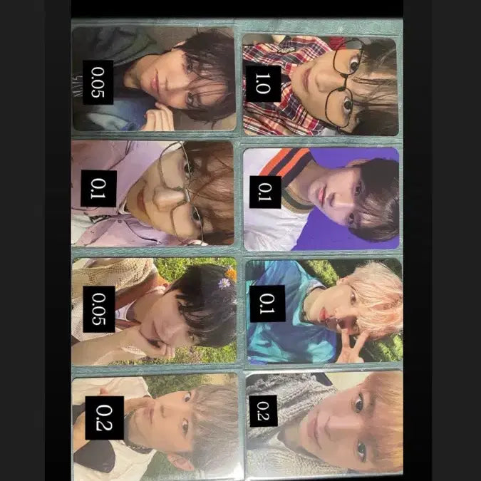 엔시티위시 포카 일괄 오시온 유우시 재희 료 리쿠 팝팝 위시 송버드 컬러