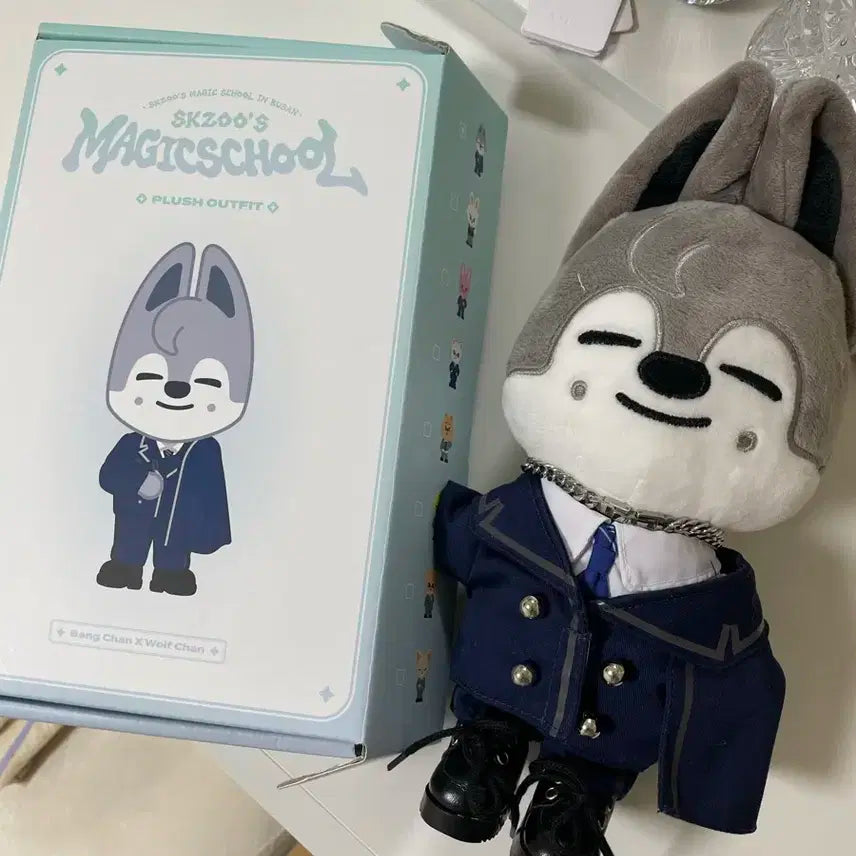 스키즈 방찬 울프찬 오리지널 인형 매직스쿨 울프찬 아웃핏 일괄