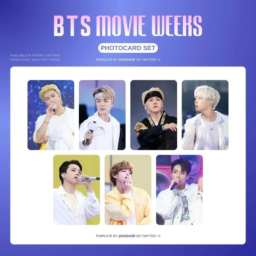bts movie weeks sowoozoo set방탄 무비위크 소우주