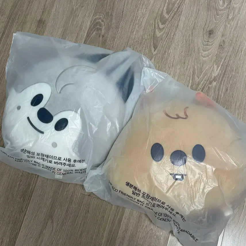 스키주 베이비 쿠션 울프찬 한쿼카