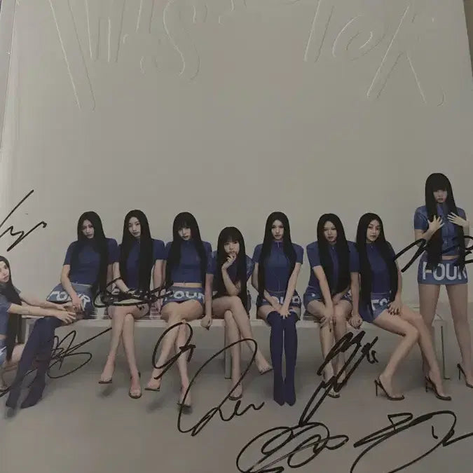 트와이스 친필 사인 앨범 This Is For