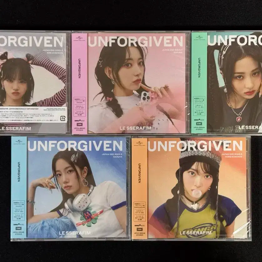 르세라핌 UNFORGIVEN 재팬 미개봉 앨범 세트