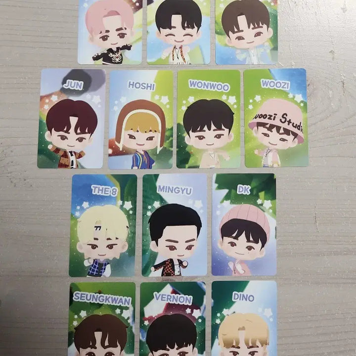 배포) 세븐틴 10주년 잠수교 포카+퍼즐 세븐틴 일괄