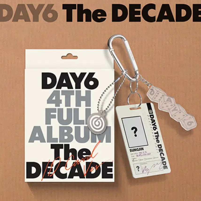 (성진,원필,도운)DAY6 데이식스 The Decade 앨범 ID카드