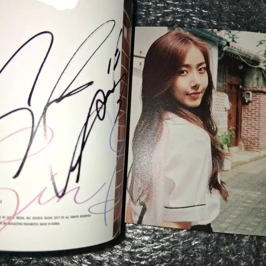 여자친구 여름비  rainbow  신비 유주 엄지 싸인앨범 +포토카드