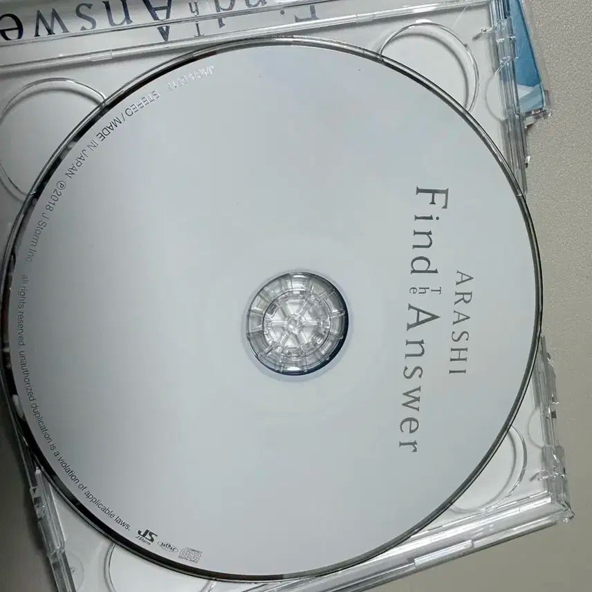 아라시 Find the answer 앨범 CD
