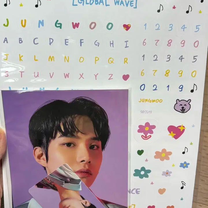 nct 정우 스크랩북 데코세트 <포카포함>