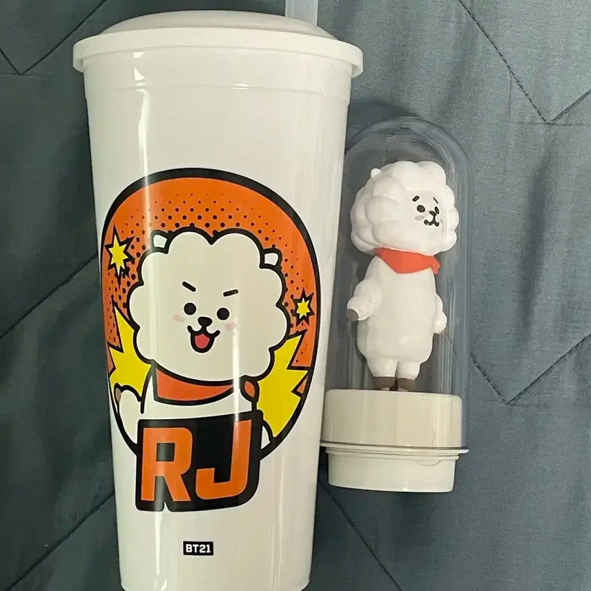 방탄 bts cgv 리유저블컵 텀블러 무드등 도장 진 알제이