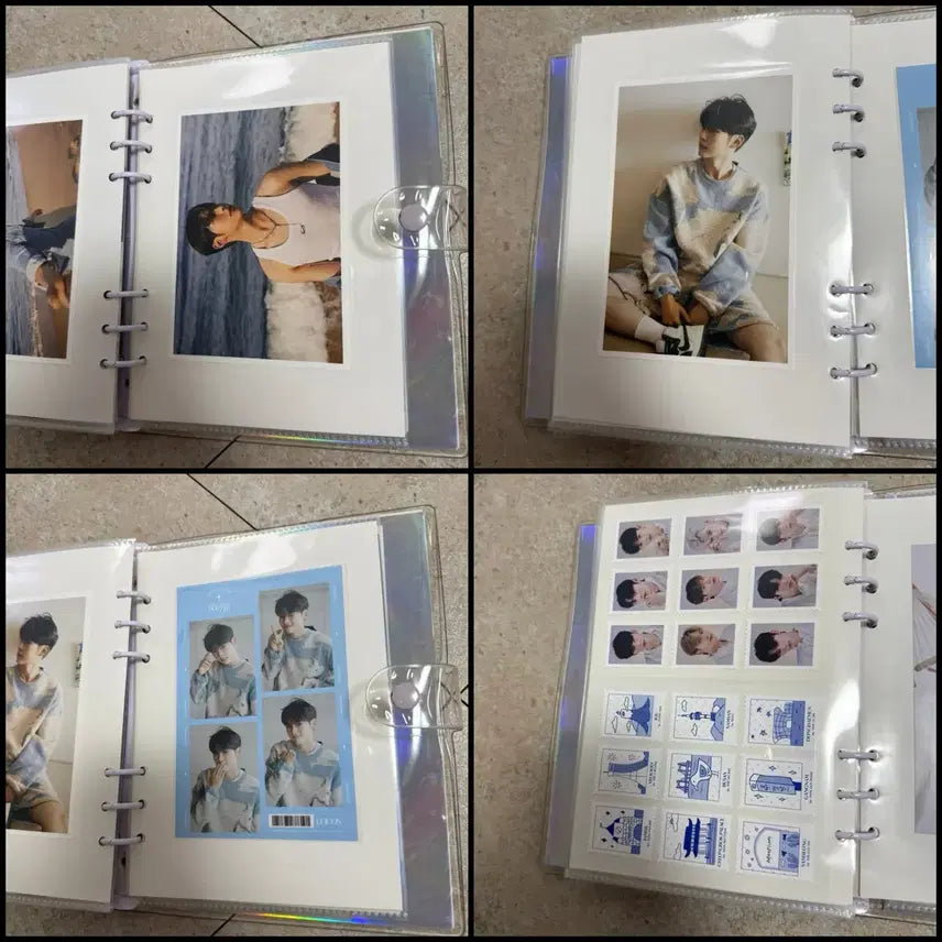 제로베이스원 데뷔앨범 성한빈 포토카드 스크랩북