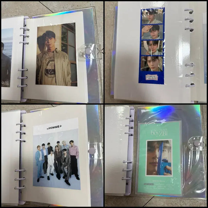 제로베이스원 데뷔앨범 성한빈 포토카드 스크랩북
