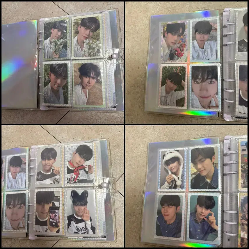 제로베이스원 데뷔앨범 성한빈 포토카드 스크랩북