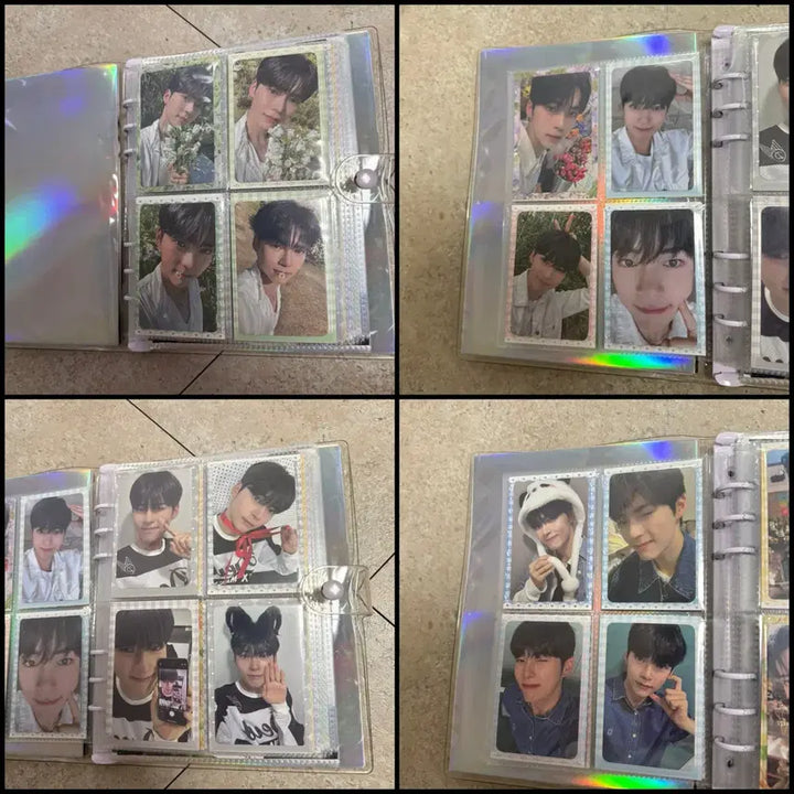 제로베이스원 데뷔앨범 성한빈 포토카드 스크랩북