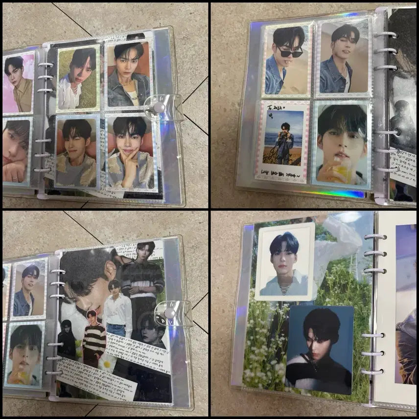 제로베이스원 데뷔앨범 성한빈 포토카드 스크랩북