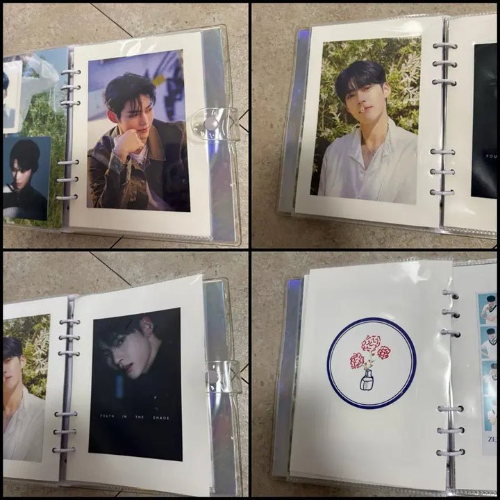 제로베이스원 데뷔앨범 성한빈 포토카드 스크랩북