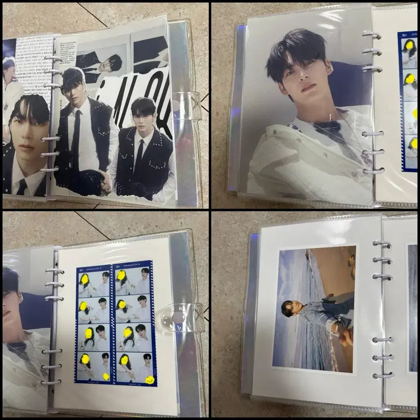 제로베이스원 데뷔앨범 성한빈 포토카드 스크랩북
