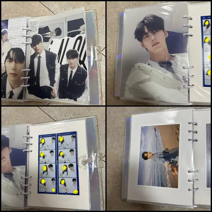 제로베이스원 데뷔앨범 성한빈 포토카드 스크랩북