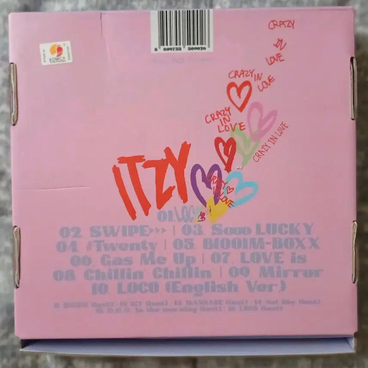있지 Crazy in Love (1st Full-Length Album)