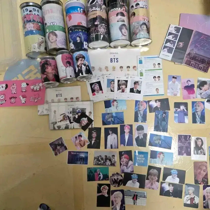 BTS 컵홀더 포토카드 브로마이드 비공식 굿즈