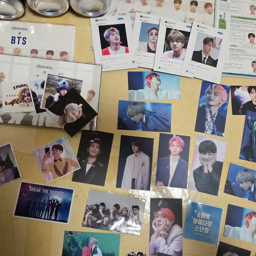 BTS 컵홀더 포토카드 브로마이드 비공식 굿즈