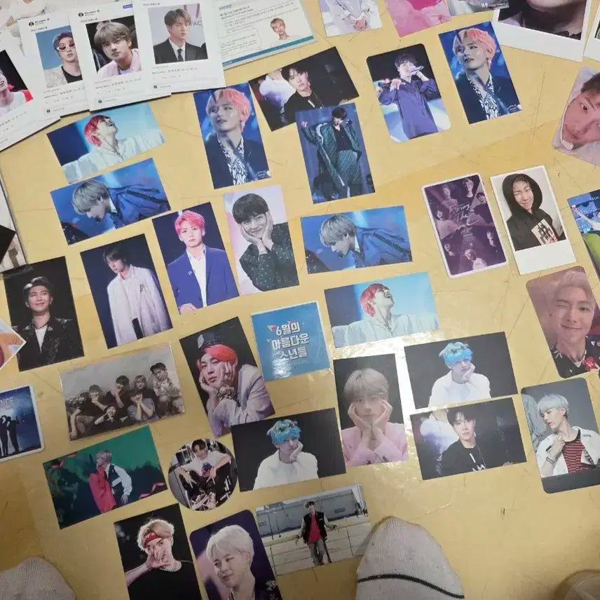 BTS 컵홀더 포토카드 브로마이드 비공식 굿즈