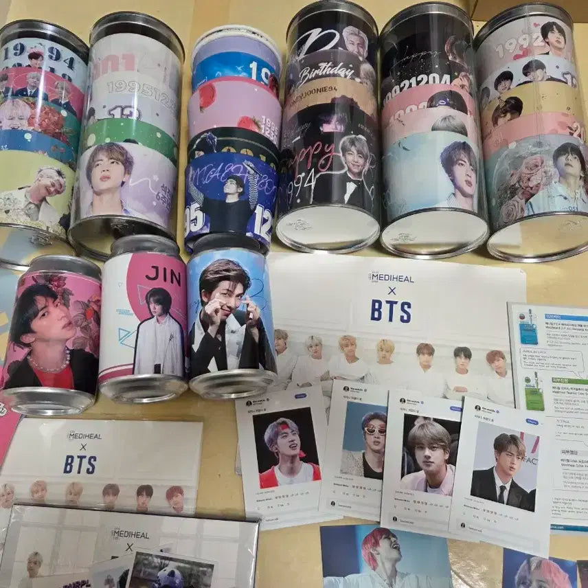 BTS 컵홀더 포토카드 브로마이드 비공식 굿즈
