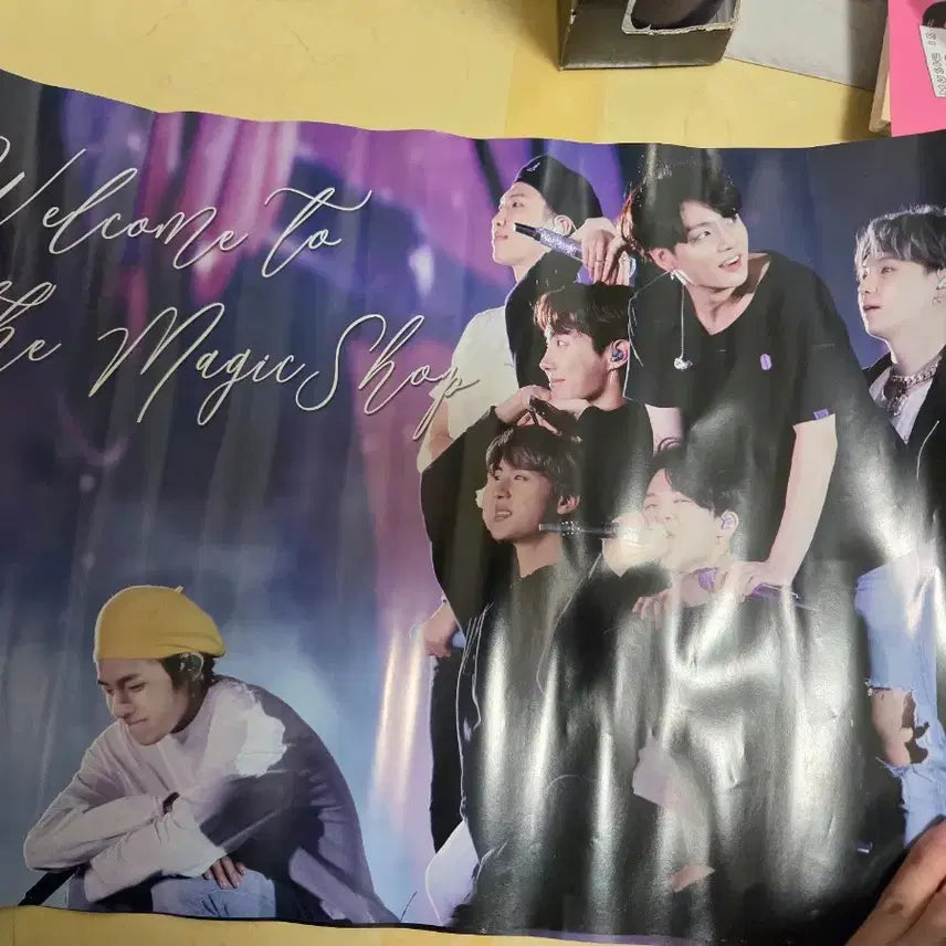 BTS 컵홀더 포토카드 브로마이드 비공식 굿즈