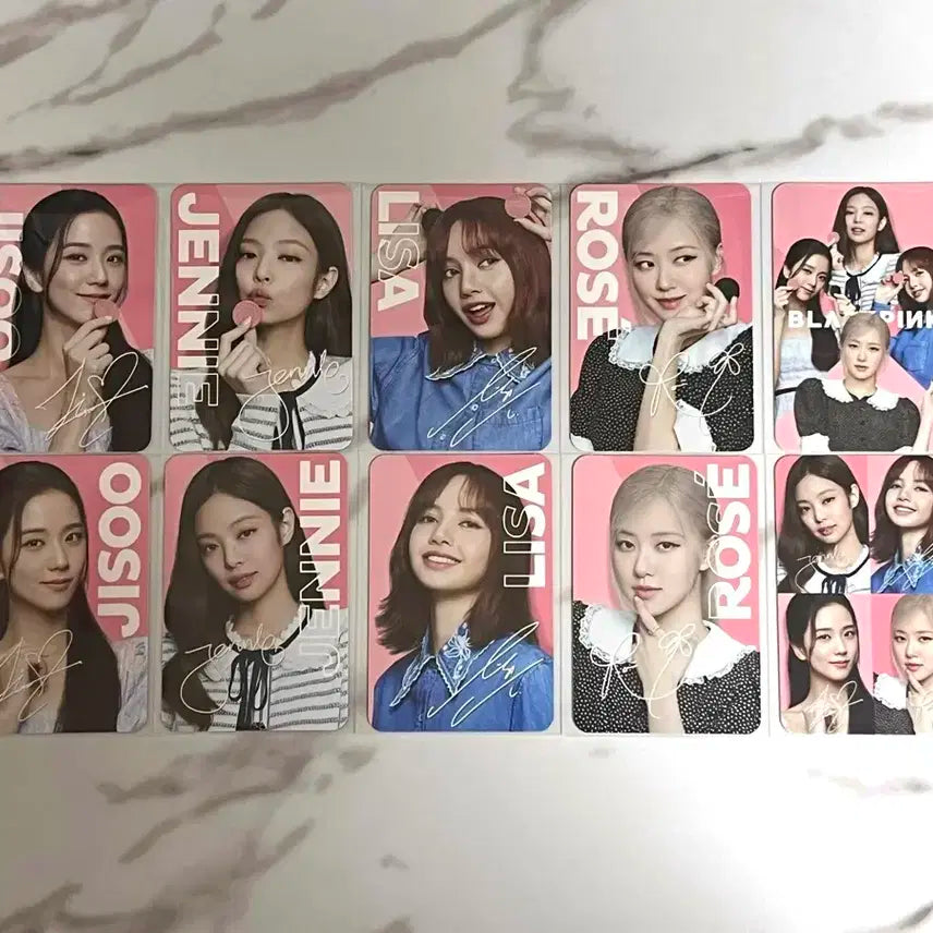 블랙핑크 포토카드 일괄