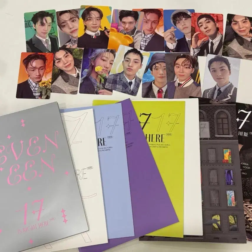 세븐틴 친필 싸인 앨범 17 IS RIGHT HERE