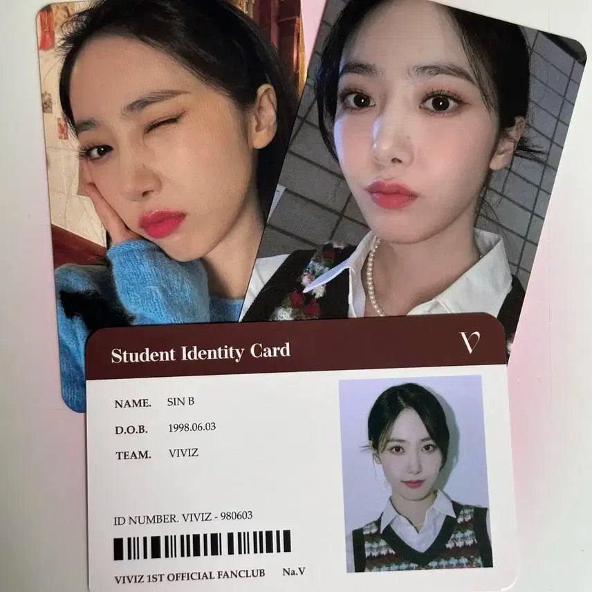 비비지 신비 나비 1기 키트 포카 포토카드