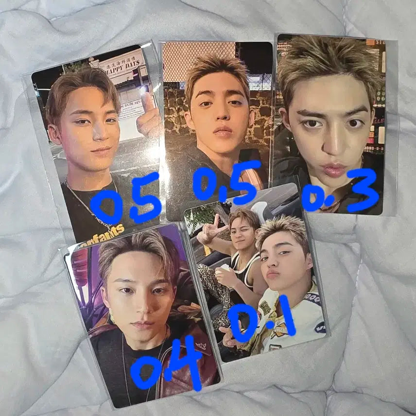 급처일괄가격)세븐틴 에스쿱스 민규 CxM 특전 포카 양도 판매