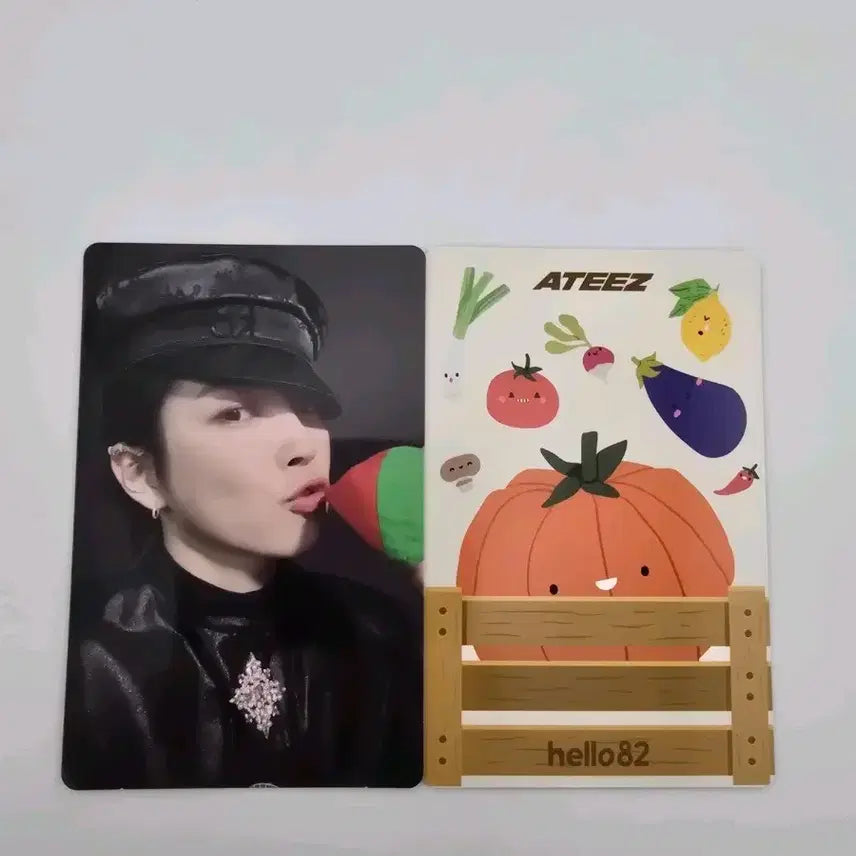 에이티즈 미국 인유판 앨범 특전 포카