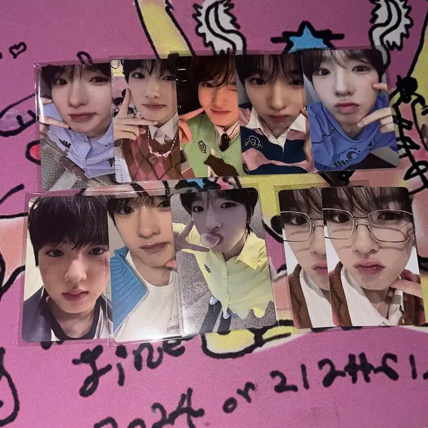 엔시티 위시 사쿠야 팝팝 앨범 미공포 럭드 포카