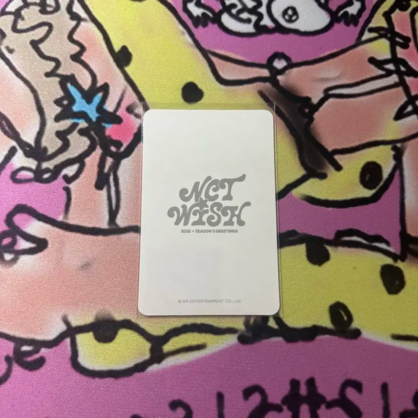 엔시티 위시 리쿠 시즌그리팅 시그 포토세트 포카