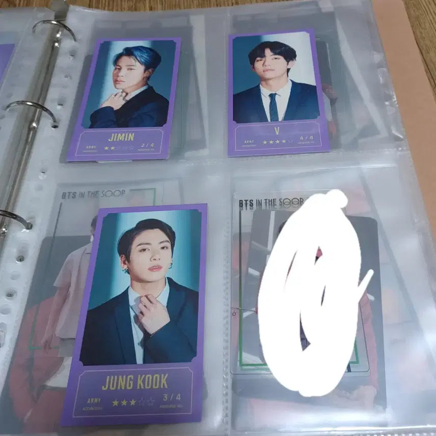 (7장 일괄) 방탄 방방콘 메세지 메시지 포카 BTS