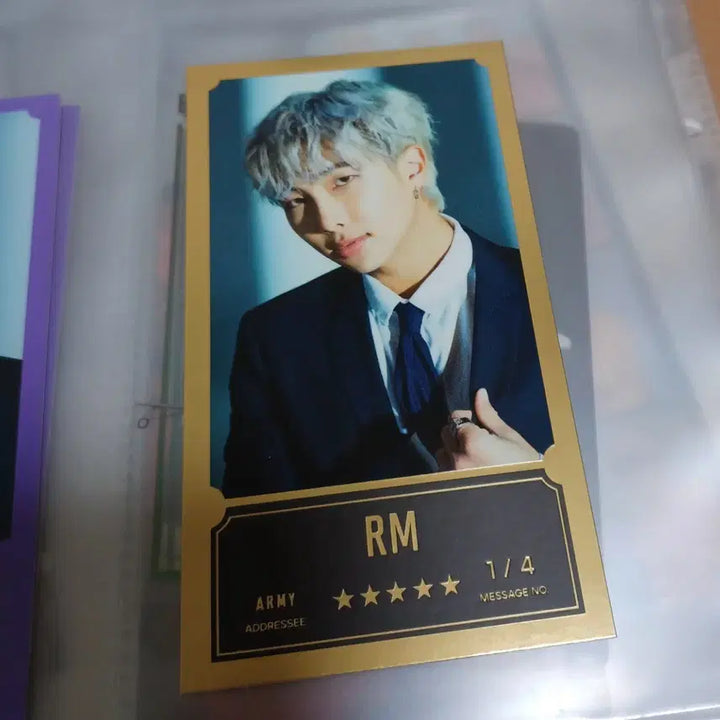 (7장 일괄) 방탄 방방콘 메세지 메시지 포카 BTS