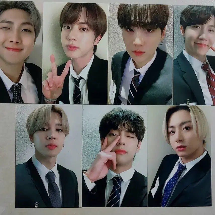 BTS 아미키트 단체 포토카드 7장 세트