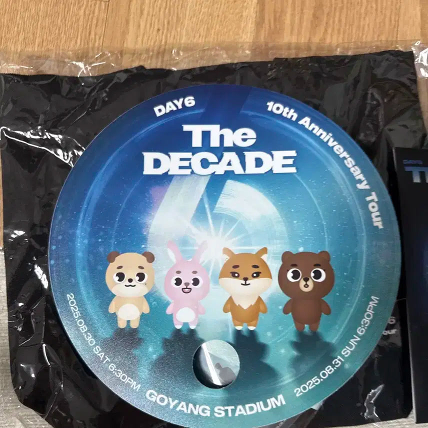 DAY6 데이식스 고양콘 The Decade 입장,팬클럽키트 일괄