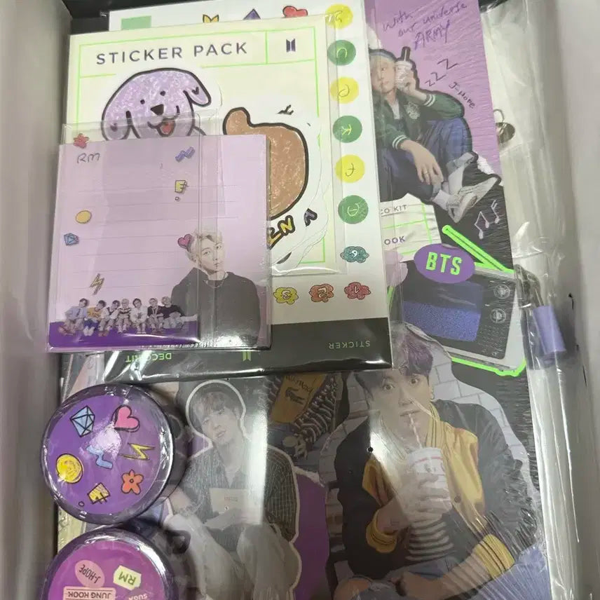 방탄 데코키트 랜포 제외