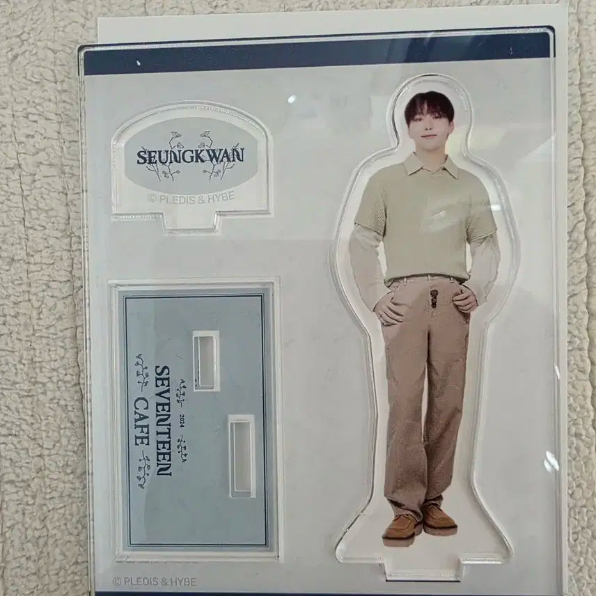 세븐틴 2024 일본 카페 MORNING GREEN 아크릴스탠드 승관